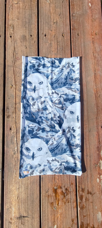 Arctic Owls Neck Gaiter